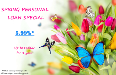 Spring Personal Loan Special